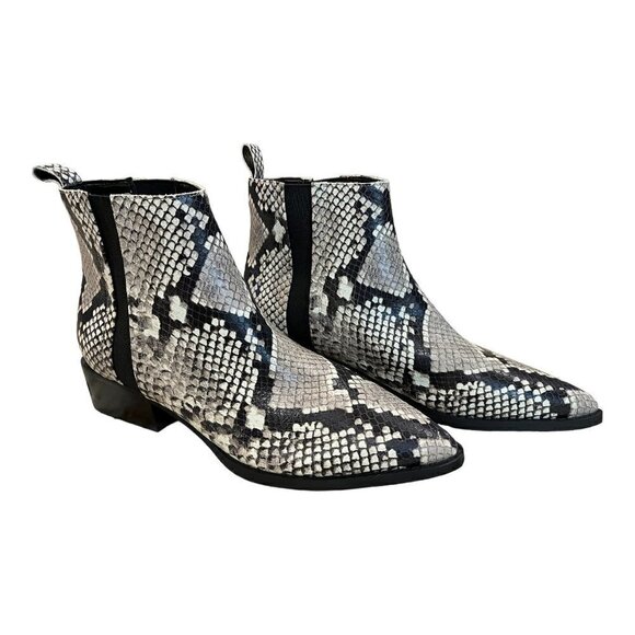 Marc Fisher Shoes - 𝅺new WITHOUT BOX  WOMEN'S MARC FISHER Vivica Snake Print Ankle Boot Size 6.5